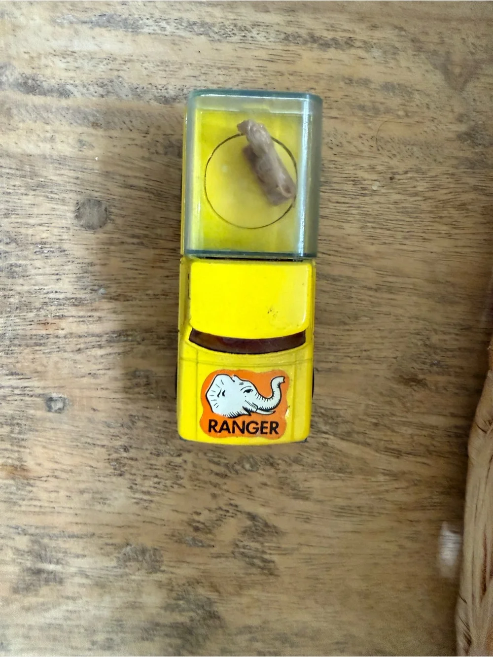 Vintage Matchbox Wildlife Truck Yellow Rolamatics Die-Cast Car Collectible